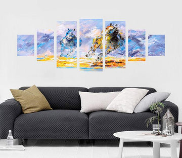 3D Horse Painting 065 Unframed Print Wallpaper Wallpaper AJ Wallpaper 