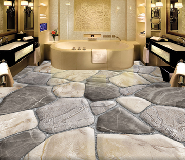 3D Paving Stones 144 Floor Mural Wallpaper AJ Wallpaper 2 