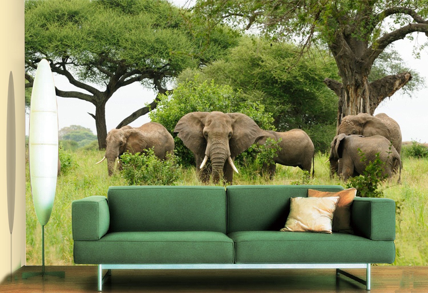 3D Elephants Family 628 Wallpaper AJ Wallpaper 