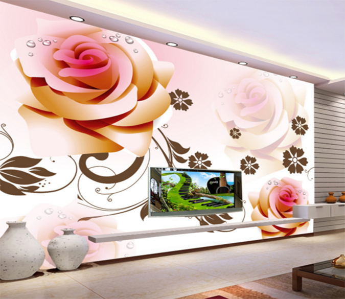 3D Shadow Rose 168 Wallpaper AJ Wallpaper 