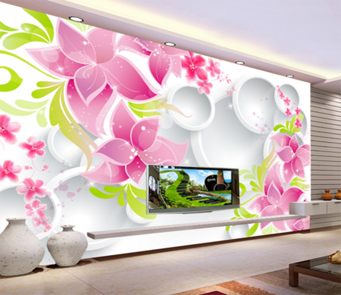 3D Flower Shining 173 Wallpaper AJ Wallpaper 
