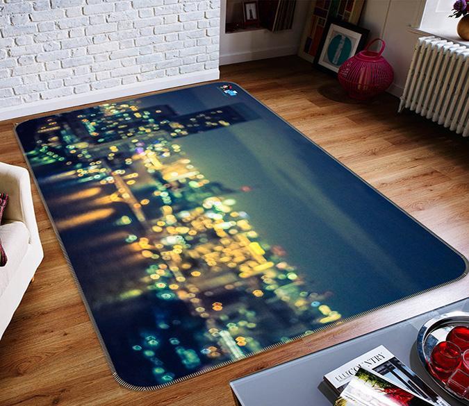 3D Fuzzy City 173 Non Slip Rug Mat Mat AJ Creativity Home 