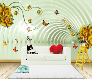 3D Shiny Rose 084 Wallpaper AJ Wallpaper 