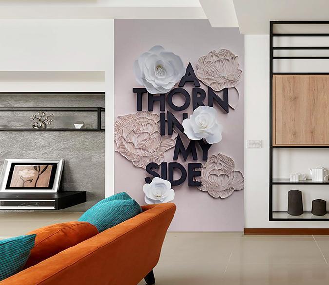 3D Flower English 527 Wallpaper AJ Wallpaper 