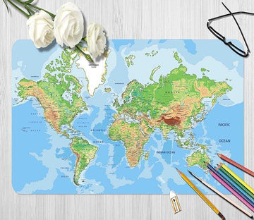 3D Green Area 141 Desk Mat Mat AJ Creativity Home 