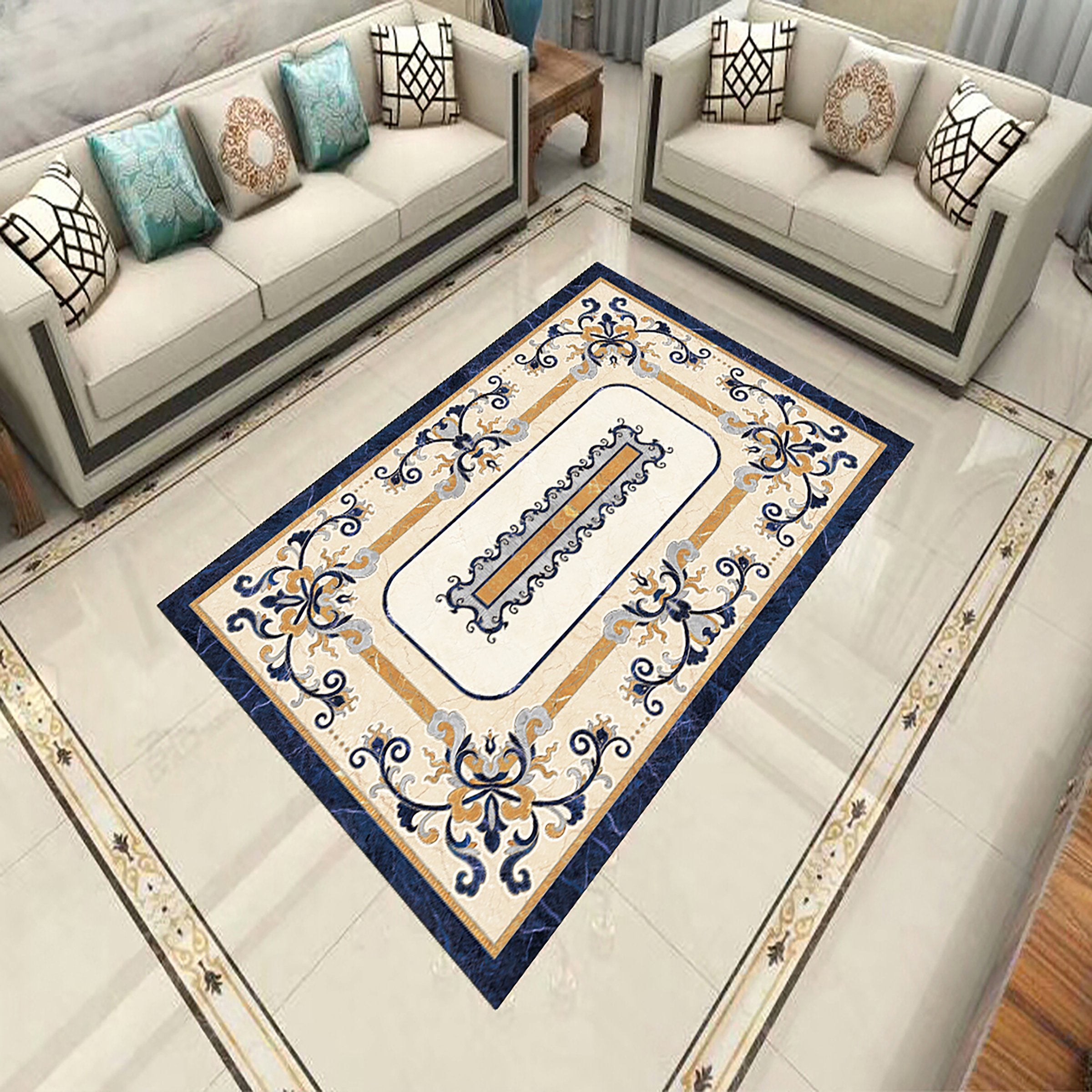 3D Black Yellow Lace WG226 Floor Mural Wallpaper AJ Wallpaper 2 