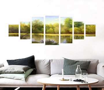 3D Lake Surface 125 Unframed Print Wallpaper Wallpaper AJ Wallpaper 