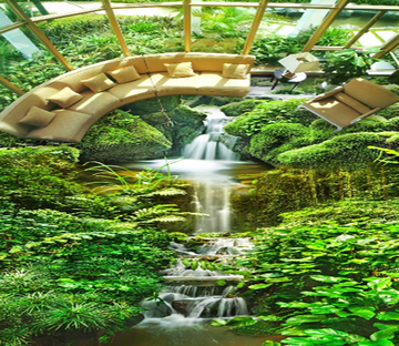 3D Verdant Woods 087 Floor Mural Wallpaper AJ Wallpaper 2 