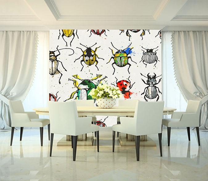 3D Insect Color 210 Wallpaper AJ Wallpaper 