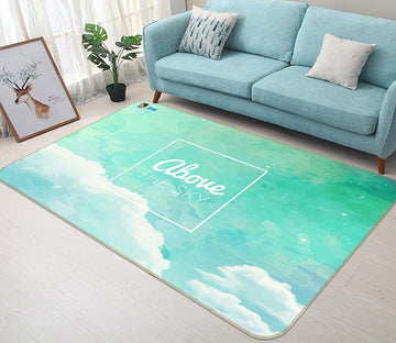 3D Cloud English 305 Non Slip Rug Mat Mat AJ Creativity Home 
