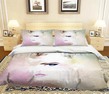 3D Beautiful Eyes 029 Bed Pillowcases Quilt Wallpaper AJ Wallpaper 