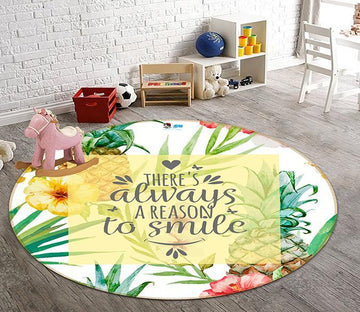 3D Pineapple Flower 169 Round Non Slip Rug Mat Mat AJ Creativity Home 