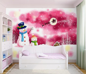 3D Star Snowman 022 Wallpaper AJ Wallpaper 