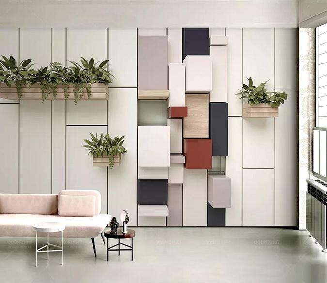 3D Square Grass 306 Wallpaper AJ Wallpaper 