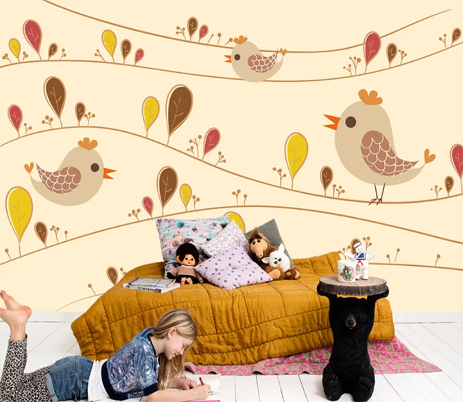 3D Cute Fat Bird 911 Wallpaper AJ Wallpaper 2 