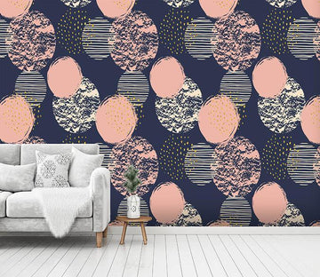 3D Irregular Circular 053 Wallpaper AJ Wallpaper 