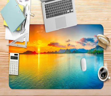 3D Lake Surface 045 Desk Mat Mat AJ Creativity Home 