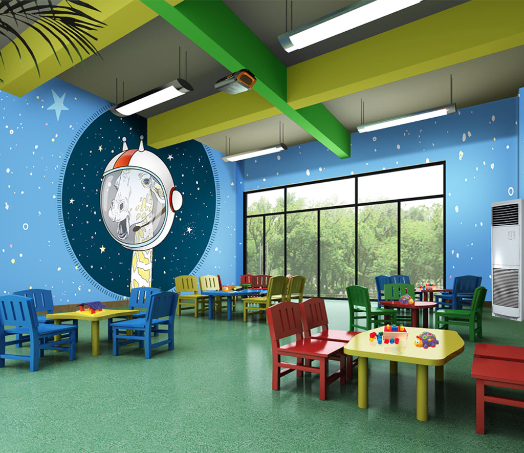 3D Star Giraffe WG406 Wall Murals