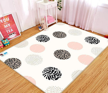 3D Circle Pattern 127 Non Slip Rug Mat Mat AJ Creativity Home 