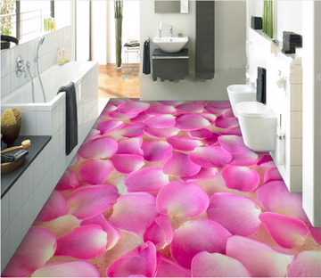 3D Red Petals 176 Floor Mural Wallpaper AJ Wallpaper 2 