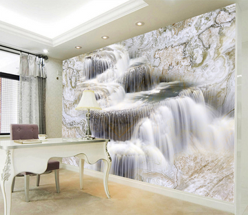 3D Gray River 550 Wallpaper AJ Wallpaper 