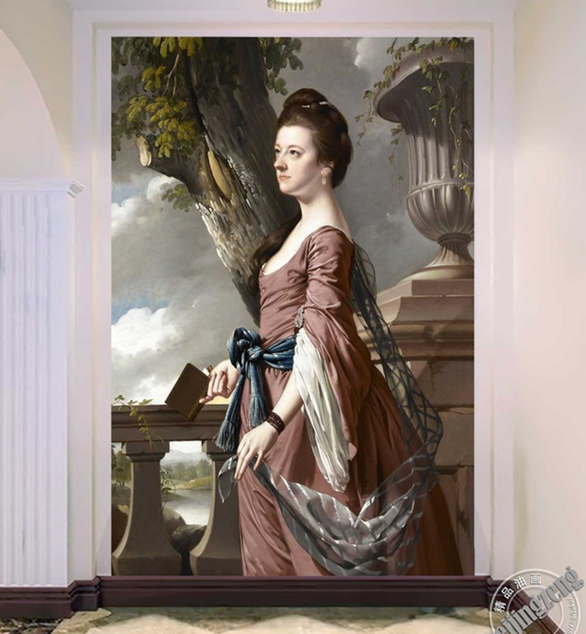 3D Lady Tree WG032 Wall Murals