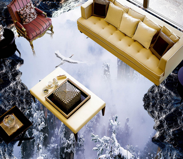 3D Snowy Days 081 Floor Mural Wallpaper AJ Wallpaper 2 