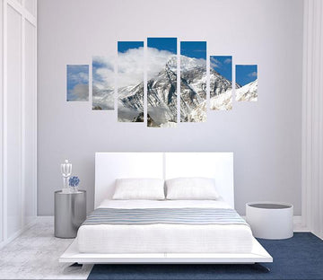 3D Snow Mountain 085 Unframed Print Wallpaper Wallpaper AJ Wallpaper 