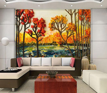 3D Flaming Tree Abstract 741 Wallpaper AJ Wallpaper 