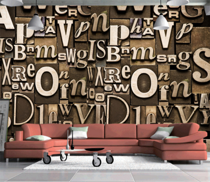 3D Big Letters 068 Wallpaper AJ Wallpaper 