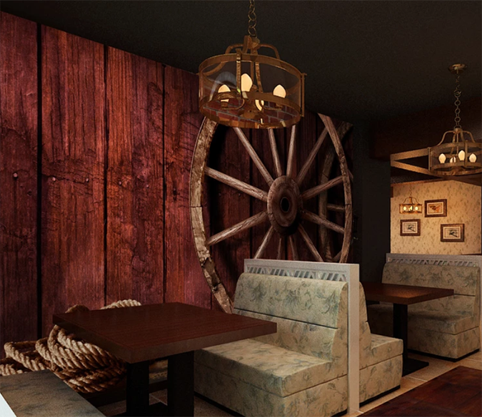 3D Wooden Wheel 721 Wallpaper AJ Wallpaper 2 