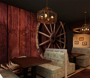 3D Wooden Wheel 721 Wallpaper AJ Wallpaper 2 