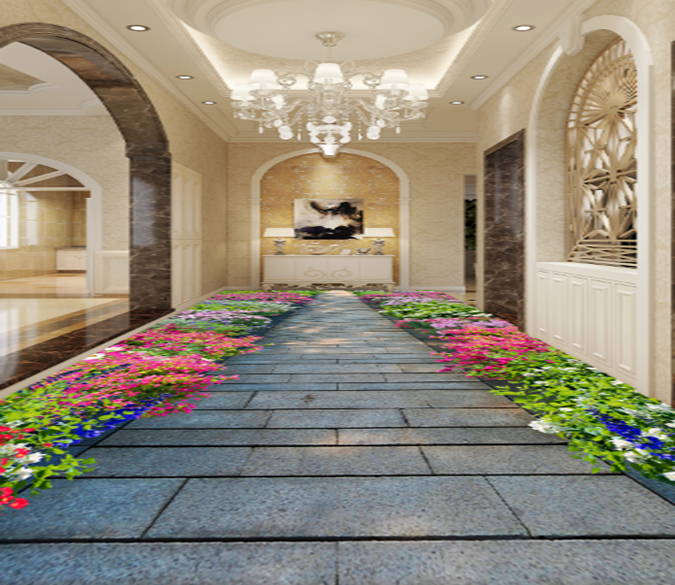 3D Alley 039 Floor Mural Wallpaper AJ Wallpaper 2 