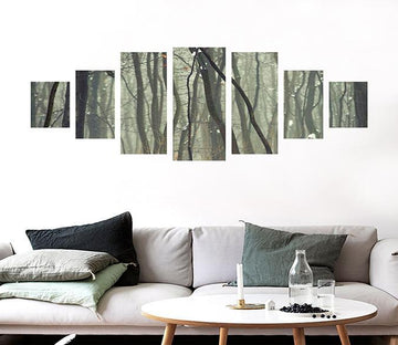 3D Branch Dense 029 Unframed Print Wallpaper Wallpaper AJ Wallpaper 