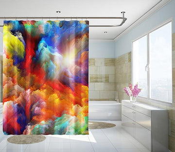 3D Nebula Starry Sky 144 Shower Curtain 3D Shower Curtain AJ Creativity Home 