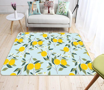 3D Fruit Leaves 144 Non Slip Rug Mat Mat AJ Creativity Home 