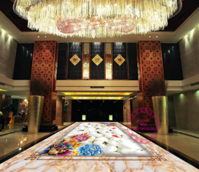 3D Crystal Clear 045 Floor Mural Wallpaper AJ Wallpaper 2 