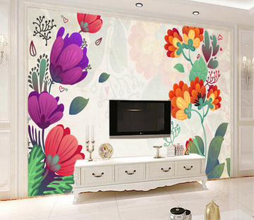3D Beautiful Flowers 455 Wallpaper AJ Wallpaper 