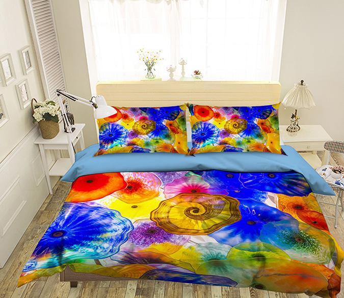 3D Color Transparent 232 Bed Pillowcases Quilt Wallpaper AJ Wallpaper 