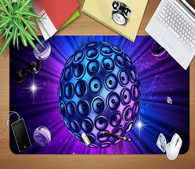 3D Round Speaker 115 Desk Mat Mat AJ Creativity Home 