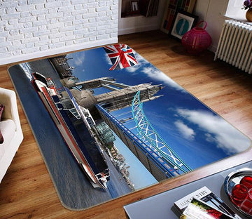3D Ship Bridge 676 Non Slip Rug Mat Mat AJ Creativity Home 