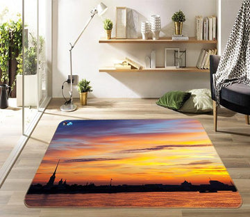 3D Sunset River 169 Non Slip Rug Mat Mat AJ Creativity Home 