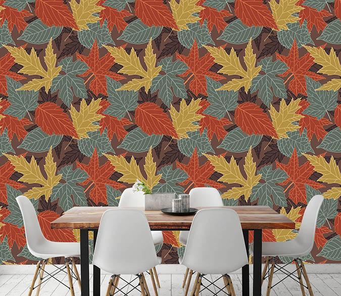 3D Big Leaves 024 Wallpaper AJ Wallpaper 