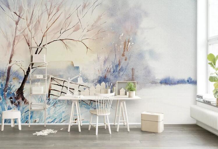 3D Dead Tree 317 Wall Murals Wallpaper AJ Wallpaper 2 