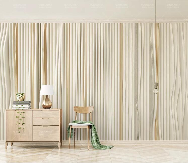 3D White Trees WC195 Wall Murals