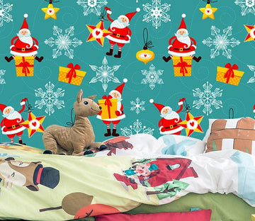 3D Snowflake Gift Box 148 Wallpaper AJ Wallpaper 