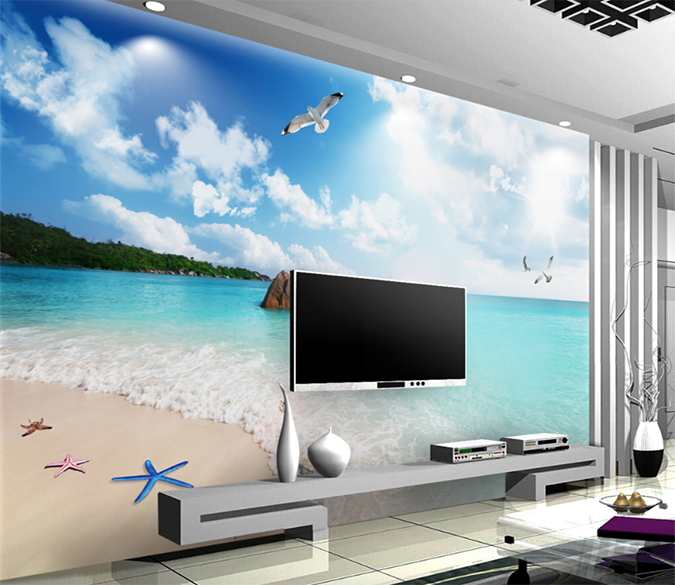 3D Endless Sea 527 Wallpaper AJ Wallpaper 