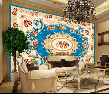 Blue Place Box 305 Wallpaper AJ Wallpaper 