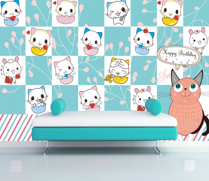 3D Cute Cat 1249 Wallpaper AJ Wallpaper 2 