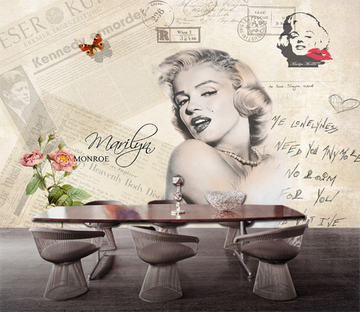 3D Newspaper Woman 305 Wallpaper AJ Wallpaper 